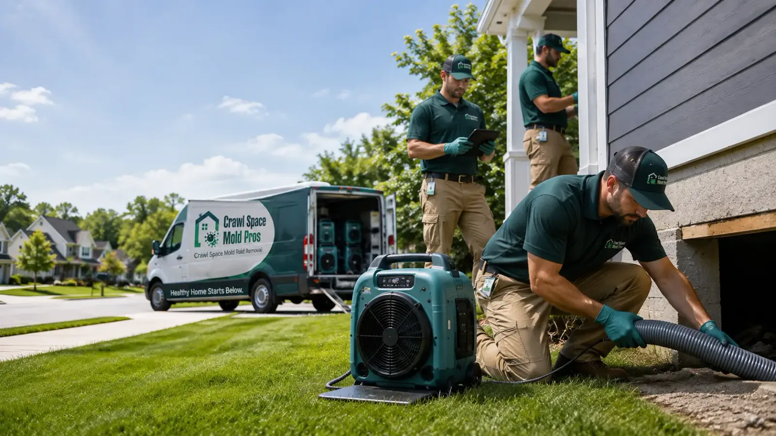 Crawl Space Mold Removal in Whitney, PA